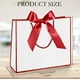thumbnail image 2 of Bolsas de Regalo Silkfly 12 Pzs Blanco y Rojo 30x25x10 cm con Lazo, 2 of 7