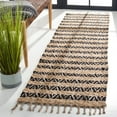 thumbnail image 2 of SAFAVIEH Cape Cod CAP844Z Handwoven Black / Natural Rug, 2 of 6