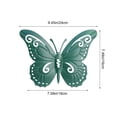 thumbnail image 3 of AURIGATE Butterfly Wall Decor, 3D Iron Hanging Butterfly Art Sculpture for Home Living Room Patio Garden Decor, 3 of 7