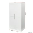 thumbnail image 4 of LiviNest Kitchen Pantry Cabinet: 17-Tier Storage for Kitchen & Dining - 62.99" White Freestanding Buffet Cupboard with Doors & Shelves - Multi-Room Sideboard for Small Appliances & Organizing, 4 of 6