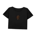 thumbnail image 3 of Camiseta corta de verano para mujer, ropa ligera, cuello redondo, para viajes de vacaciones XL, 3 of 7