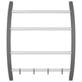 thumbnail image 5 of vidaXL Drying Rack Wall Mounted Hanging Clothes Laundry Drying Rack Aluminum, 5 of 6
