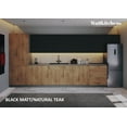 thumbnail image 4 of Kitchen Imperial Collection Natural Teak & Black Color Base Size 15Ft Wide, 4 of 6