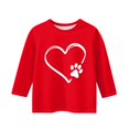 thumbnail image 4 of XADYUY Kids Valentines Day Shirts Girls Valentines Shirts 3/4 Sleeve Cute Love Heart Graphic Shirt Crew Neck Cotton Tops Funny Party Valentines Day Tshirts,Hot Pink, 4 of 4