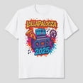 thumbnail image 3 of Lollapalooza 2025: Retro Music Festival Graphic, Psychedelic Design Splash Comfort Colors T-Shirt, Men's And Women's Graphic Tee 100% Cotton by TBun, Full Sizes S-5XL, 3 of 5