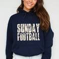 thumbnail image 7 of Sunday Football Block Distressed - Women's Graphic Hoodie, 7 of 7