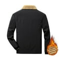 thumbnail image 4 of Yiliang Mens Denim Jacket Warm Heated Thermal Clother with Sherpa Collar Jacket,Black,XL, 4 of 5