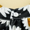 thumbnail image 7 of Toddler Girl Outfits 2-3 Years Holiday Wind Beach Flowers Full Print Sleeveless Round Neckline Back Button Sun Hat Outdoor Activities Outfit Sets, 7 of 7