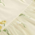 thumbnail image 5 of QUNYINEY Summer Womens Sun Dresses A Line Formal Sleeveless Floral Midi Dresses Loose Fit Flowy Square Neckline Embroidered Slip Dress, 5 of 8