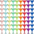 thumbnail image 1 of 72 Pcs Plastic Margarita Glasses 8 oz Plastic Margarita Cups Mexican Theme Cocktail Glasses Shatterproof Disposable Cocktail Cups for Cinco De Mayo Fiesta(Multi Colors), 1 of 6
