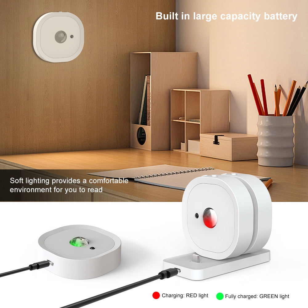 5 Pack Puck Lights With Charging Station, RGB Colorful Tap Light Push Lights Night Touch Light LED Portable Under Cabinet Lighting Battery Operated Powered DIY Stick On Lights Closet Counter Kitchen