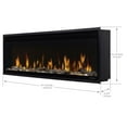 thumbnail image 5 of Dimplex 500002573 50 in. Ignite Evolve Built-in Linear Electric Fireplace with Tumbled Glass & Driftwood Media, 5 of 9