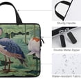 thumbnail image 3 of Werpe Bird Water Lilies Laptop Sleeve Carrying Bag Neoprene Diving Fabric Tablet Cover 17inch, 3 of 5