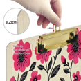 thumbnail image 6 of FORMRS Acrylic Clipboard with Low Profile Clip Standard A4 Letter Size, 12.5" x 9", Pink Flowers, 6 of 8