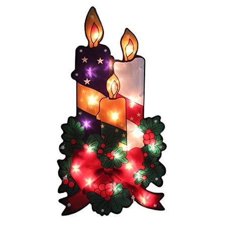 Round LED Night Light With Dusk To Dawn Sensor – Cardinals On Snowy Window Scene With Holly & Plaid Bow, Plug-in Wall Decor For Cozy Home Ambiance