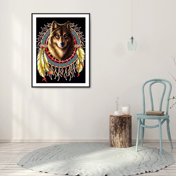 Cuadros Decorativos Pintura de diamantes 5D DIY serie Animal mosaico de taladro redondo Ehuebsd completo imagen de bordado de diamantes de imitación Kit de punto de cruz decoración del hogar
