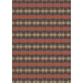 thumbnail image 1 of Ahgly Company Machine Washable Indoor Rectangle Transitional Dark Almond Brown Area Rugs, 5' x 7', 1 of 7