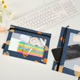 thumbnail image 2 of FORMRS 2 Pack Pencil Pouch for 3 Ring Binder with Clear Window Zipper Case, Blue Capybaras, 2 of 6