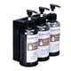 thumbnail image 4 of Dispensador de ducha de loción Contenedores de champú para baño Prensa manual Botella de loción Inodoro de hotel Dispensador de champú de fácil limpie Gris 3 ranuras, 4 of 8