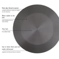 thumbnail image 4 of Advancent Placa de conducción de calor de aluminio, difusor de calor, placa de descongelación, cocina, carne rápida, bandeja de descongelación, Utensilios de cocina negro 24 cm * 4 mm Advancent HA006606-01, 4 of 6