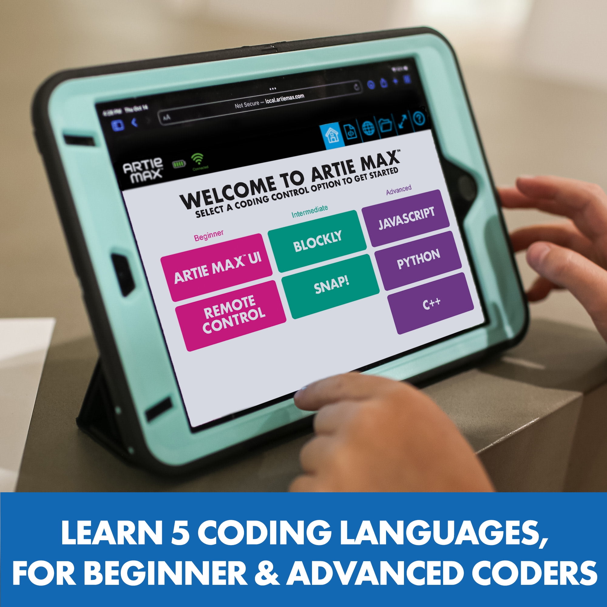 Educational Insights Artie Max Coding and Drawing Robot, Children's Stem Toy, Boys and Girls Ages 8+