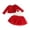 A04-Red, variant on CAICJ98 Christmas Outfits for Toddler Baby Girls Dress & Cardigan 2 Piece Fall Outfits Long Sleeve Shrug and Tulle Dresses Set (Red,6-9 Months)