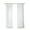 White, variant on Gracie Mills Anatole Twisted Tab Voile Sheer Window Pair - GRACE-10431