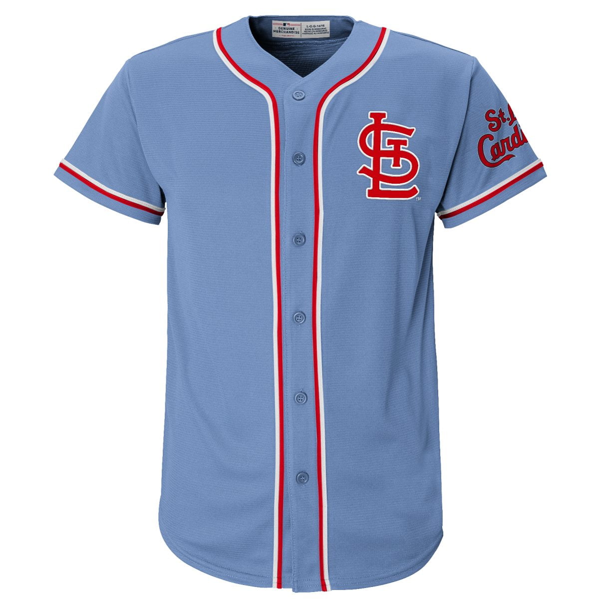 MLB St Louis Cardinals Youth Secondary Color Synthetic Jersey