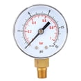 thumbnail image 4 of Pressure Gauge  Air Pressure Gauge  Oil Pressure Gauge  Water Pressure Gauge  1/8 Bspt Pressure Gauge Pressure Gauge 50mm Dial 1/8 BSPT Bottom Connection For Air Water Oil Gas, 4 of 8