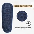 thumbnail image 4 of Unisex Fluffy Fuzzy Warm Slipper Socks for Men Women, Thick Fleece Lined Non-Slip Socks Indoor Floor, 4 of 6