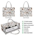 thumbnail image 2 of Large Capacity Tote Bag,Pioneer Flower Floral Print Pattern Handbag Fashion Luxury Tote Bag,15.7"x13"x 5.1" Inches,Laptop Compatible, 2 of 6