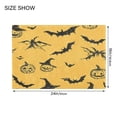 thumbnail image 2 of 2 Piece Soft Bathroom Rug Set Halloween-themed Hand-drawn Pattern Bath Mat and U-Shaped Toilet Contour Rug (16"x24"+20"x24"), 2 of 5