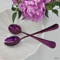 thumbnail image 3 of Elyon Tableware® 3-Piece Reflective Purple Stainless Steel Serving Sets, 3 of 5
