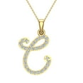 thumbnail image 3 of Initial C Letter Necklace Diamond Necklaces Women-Men 18K Gold Chain Gift Box Authenticity Cards, 3 of 4