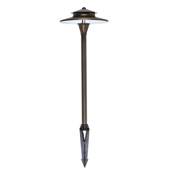 Outdoor Cast Brass Path light D:9" H:24"
