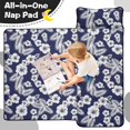 thumbnail image 4 of Pioneer Flower Floral Print Pattern Toddler Nap Mat for Teens Preschool Daycare, Teens Sleeping Mat Bag, Toddler Sleeping Bag with Pillow, 4 of 6