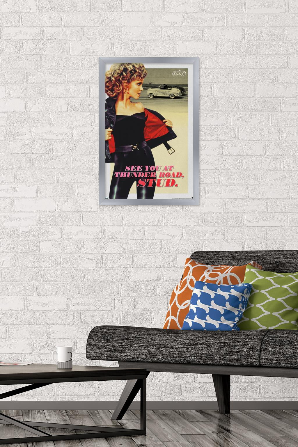 Grease - Stud Wall Poster, 14.725" x 22.375", Framed
