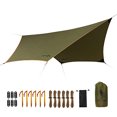 thumbnail image 1 of Lona FREE SOLDIER, impermeable, portátil, 300 x 320 cm, color verdoso, 1 of 6