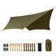 thumbnail image 1 of Lona FREE SOLDIER, impermeable, portátil, 300 x 320 cm, color verdoso, 1 of 6