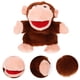 thumbnail image 3 of Marioneta de mano de mono de dibujos animados Marioneta de mano de animal de peluche flexible Marioneta de narración interactiva, 3 of 6