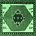 thumbnail image 1 of Ahgly Company Indoor Square Persian Emerald Green Traditional Area Rugs, 4' Square, 1 of 4