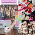 thumbnail image 5 of Thank You Stickers Roll 1" Flower Wreath 9 Beautiful Styles 500 Units in One Roll for Gift Décor Sealing, 5 of 5