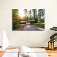 thumbnail image 3 of Elephant Stock Sequoia Log Tunnel Road Wall Art - Horizontal Canvas Wall Art - Living Room Wall Decor - Transportation Canvas - Green And Beige Decor - 12" x 8", 3 of 8