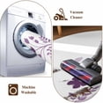 thumbnail image 6 of Purple Wildflowers Area Rugs 3x5 ft Watercolor Spring Country Purple Floral Plant Butterfly Washable Rug Non Slip Indoor Carpet Absorbent Floor Mat for Living Room Bedroom Dining Room, 6 of 9