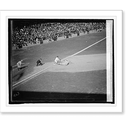 Historic Print, Kelly safe at 3rd when he reached there from 1st on Wilsons hit. 6th inning, 10/10/24, 16" x 20"