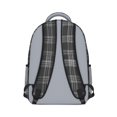 thumbnail image 3 of Black and White Checkered Pattern Backpack for School, Cute School Bag with Adjustable Shoulder Straps and Padded Back, 15.3"x11"x6.7", 3 of 5