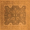 thumbnail image 1 of Ahgly Company Indoor Square Oriental Orange Industrial Area Rugs, 8' Square, 1 of 4