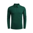 thumbnail image 2 of COOFANDY Men's 2 Piece Sweatsuits Quarter Zip Athletic Polo Tracksuit Casual Running Jogging Sport Suit Sets, 2 of 5