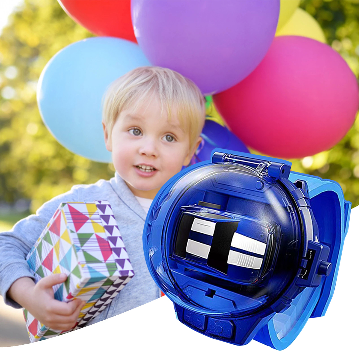 Retrok Mini Remote Control Car Watch Toys, 2.4 GHz Racing Car Watch