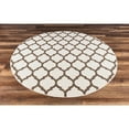 thumbnail image 2 of Great American Distributors Impressions Collection Anne Area Rug, Cream/Brown, 2 of 3